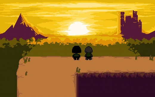 【中文字幕】最终遭遇战！Undertale优质同人 吸收决心的Flowey战斗 普通模式通关（好结局，带地址）