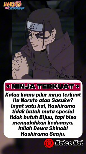 Pantas Di juluki Dewa Shinobi, Memang Sekuat Itu Hashirama Senju 🔥 #naruto #narutouzumaki #narutoshippuden #anime #faktaunik #fakta #quotes #fypageシ #monetisasikonten #gamingcommunity #gaminggroup #gamingitems #hashirama | Natco Nat