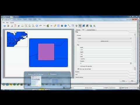 Multiple map views in Composer Manager in QGIS