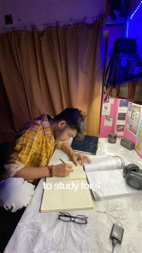 4 Hours of NONSTOP Studying… Can I Survive? 😵📚 #StudyChallenge #StudentLife #iitjee #neet