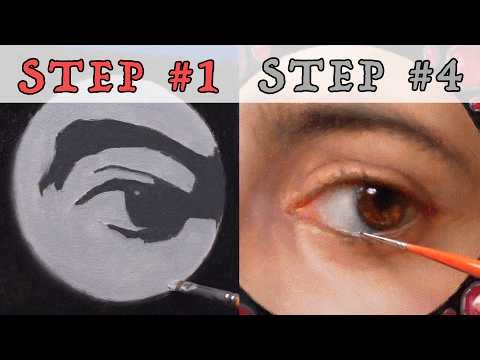 Paint LIGHT and SHADOW (2 Value Oil Study)