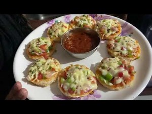 How to make bread coin Mini pizza no oven no oregano