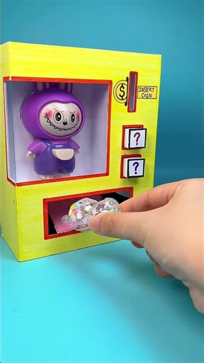 Diy Paper Labubu Toys Vending Machine~Paper Art Creativity #Shorts #Papercraft