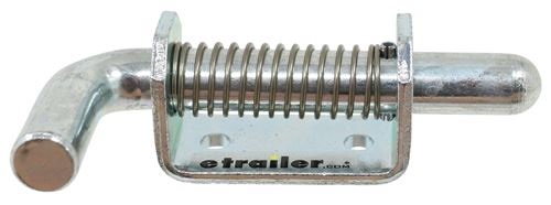 Spring Latch w Extended Handle for Trailer Tailgate - 2 Hole - 3" x 1" - Zinc Plated Steel Paneloc T
