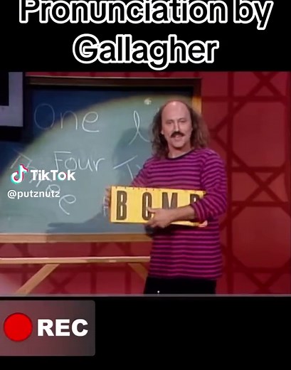 Gallagher's Hilarious Take on Pronunciation Errors