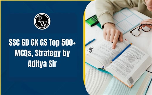 SSC GD GK GS Top 500  MCQs, Strategy by Aditya Sir