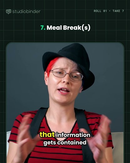 Anatomy of a Call Sheet: Meal Breaks