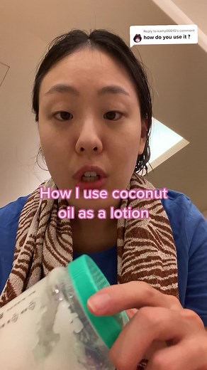 Coconut Oil as Body Lotion for Deep Hydration