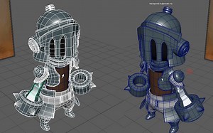 【Maya角色建模】Maya卡通角色建模全流程模型制作教程——卡通骑士