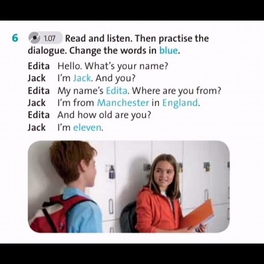 Grade 5 English Plus ex.6 p.7