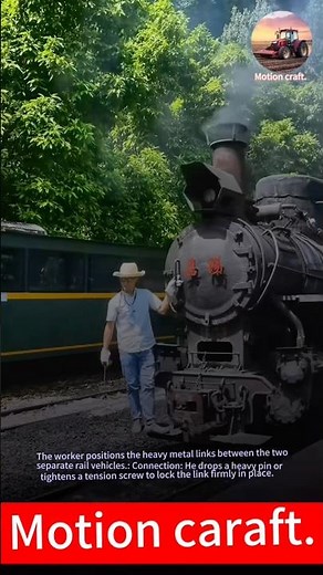 How Trains Get Hooked Together: The Manual Way!