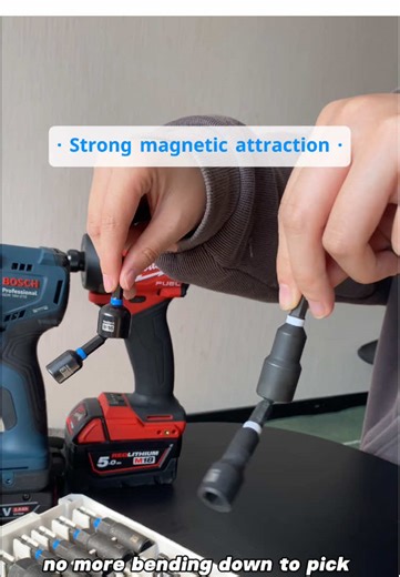 Complete Socket Solution: 34 Magnetic Pieces for Tools
