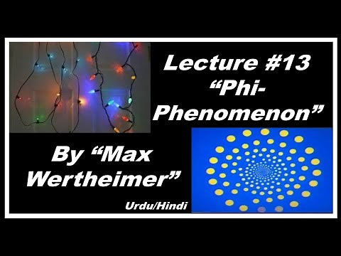 "Phi-Phenomenon" By "Max Wetheimer." EasY & Main ConcePts.