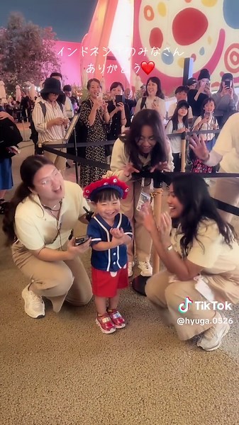 インドネシア館での楽しい遊びの体験❤️