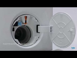 How to Fix Drain Issues by Cleaning the Pump Filter of a Beko Washing Machine