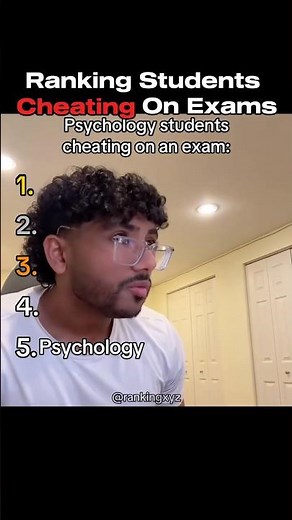 Ranking Students Cheating On their Exams