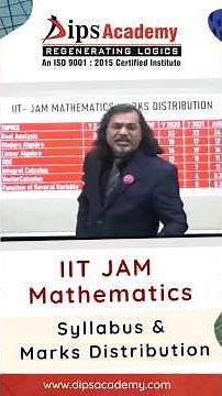 What is IIT JAM Math Syllabus? JAM Exam Details #iitjam #mathematics