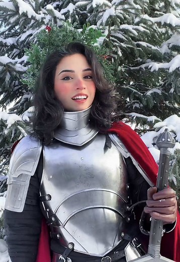 Here to help you get through the holidays ♥️ #knight #paladin #larp #fantasy #medieval