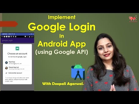 #33 Integrate Google Login in Android App using Google API | Android Development Tutorial