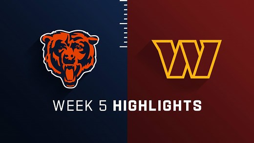 Bears vs. Commanders highlights | Week 5