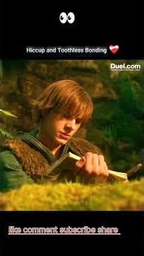 Hiccup and Toothless Bonding❤️‍🩹#sortsfeed #short #viralshorts