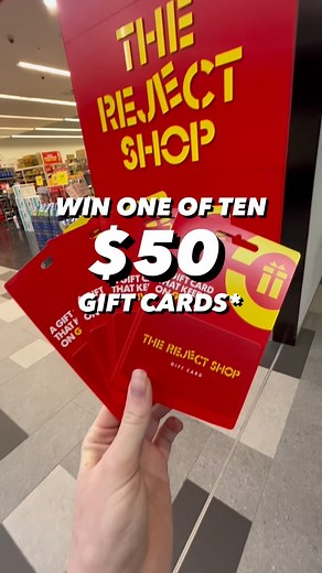 With real low prices every day, $20 can go a long way in store! Share your $20 School Holidays haul on Facebook or Instagram and you could be a winner! Be following us, tag @therejectshop in your post and use the hashtag #RejectShopHaul *Competition ends Oct 8. See link in bio or our website for full T&Cs. | The Reject Shop