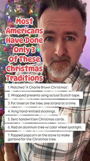 We made Popcorn Garland until the year we found a mouse in the tree eating it #fblifestyle #Christmas #playalong | Lanette and Kurt