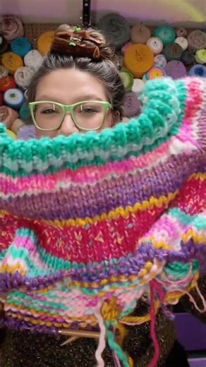 Reorganizing the yarn wall based on vibes