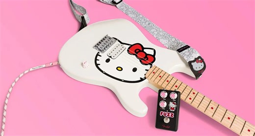 The Squier Hello Kitty Stratocaster returns in limited edition white as Fender announces expanded capsule collection