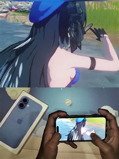 Wuthering waves ☠️ iphone 16 120fps☠️😱#shorts #shortvideo #shortsfeed #ytshorts #anime