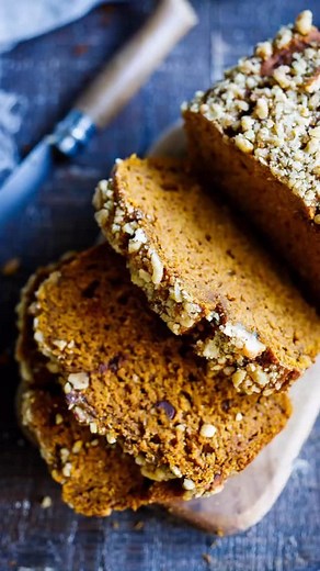 FEASTING AT HOME on Instagram: "Here’s a delicious recipe for Pumpkin Bread with double the spices…this version is maple sweetened, with a crunchy nut topping, optional chocolate chips, and a moist tender crumb that takes only 15 min prep before baking! Vegan-adaptable & gluten-free adaptable! Type “pumpkin” to get this recipe! Find this recipe on the blog here: https://www.feastingathome.com/pumpkin-bread/ Follow @feastingathome for a steady stream of healthy and delicious recipes like this one