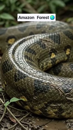 The Giant Anaconda: Amazon Rainforest’s Most Powerful Snake 🐍