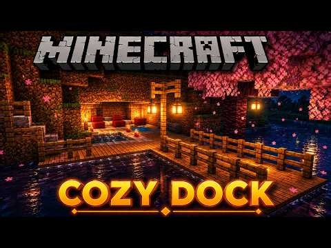 I Built a Cozy Lakeside Dock Surrounded by Cherry Blossoms | Minecraft (No Commentary)