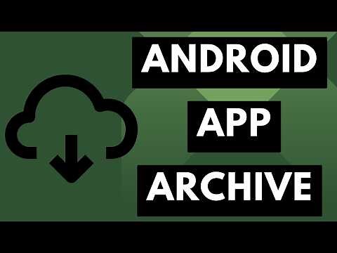 How to Archive Applications on Android?