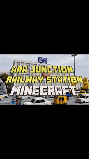 Ara junction in Minecraft style #minecraft #trending #memes #minecraftanimation #viral