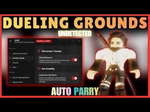 Dueling Grounds script (undetected+Auto parry+ more)