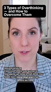 14K views · 111 reactions | Overthinking can take three forms: rumination, overanalyzing, and future tripping. Here’s how to spot and handle each one. Read the full article by Melody Wilding here: https://s.hbr.org/3FtElhf | Harvard Business Review | Facebook