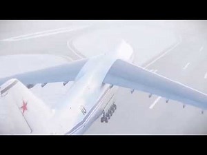 1997 Russian Air Force Antonov An-124 Crash - Animation