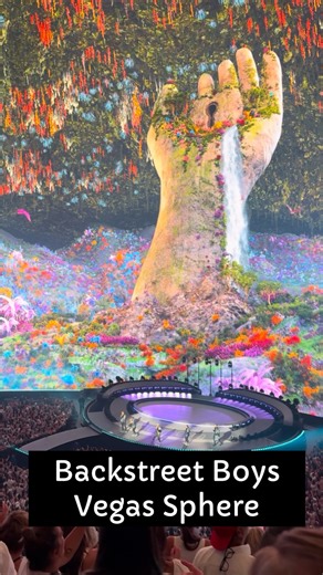 Jen G. on Instagram: "This is the greatest concert venue in the world. Backstreet Boys at Sphere Las Vegas 7/11/25, opening night. Into the Millennium. #vegas #lasvegas #vegasstarfish #backstreetboys #vegaslocal #vegassphere"