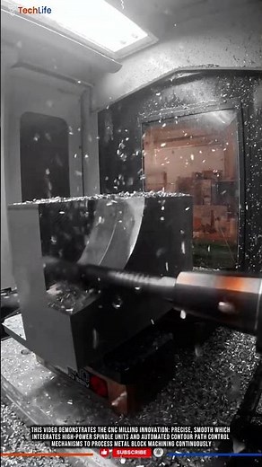 CNC Milling Innovation: Precise, Smooth #tech