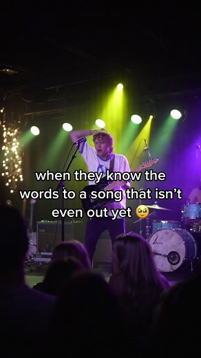 When they know the words to a song that isn’t even out yet 🥹