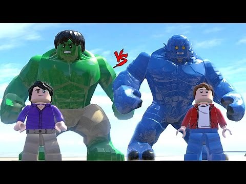 HULK VS A-BOMB (TRANSFORMATION) - LEGO FIGHT (LEGO MARVEL SUPER HEROES)