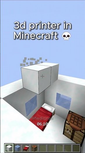 3d printer in Minecraft 💀