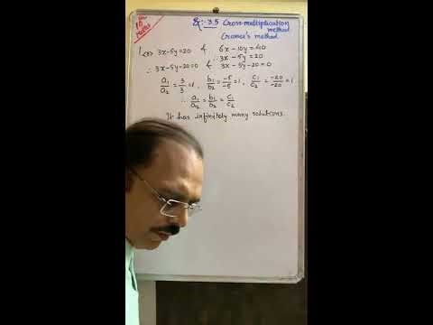 Std 10 Maths ch 3 linear equation in two variables lec 10