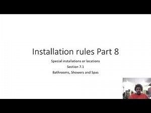 Installation rules Paper 1 Part 8