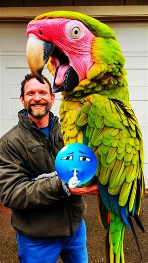 Parrot transformation ☠️ \\ #viral #shorts