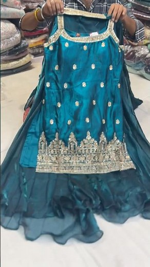 👌 ✨ Multi Color Teal Blue Sharara | Elegant Ethnic Fashion Collection ✨9653862980