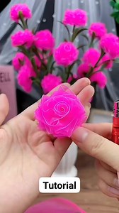Tutorial For Beginners For Inspiration Rose Flower Creation From Organza Ribbon (Transparent Glass Ribbon) #Handmadediy #giftideas #ribbon #handmade #diy #craft #handmadegifts #flowers #gift #ribbon #rose #handmadecraft #diyproject #diyfashion #diycraft #homedecor #foryou #diystufftomake #handcraft #decoration #DIYCrafts #craft #flowerlovers #bouquet | Leana Fa