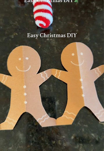 Gingerbread Man Paper Garland: Fun Christmas DIY