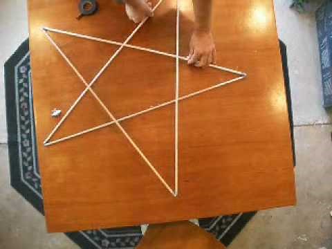 how to make a 3 foot rope light christmas star